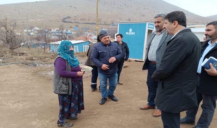 HÜDA PAR Malatya Büyükşehir adayı Dönmezer, depremzedelerin yaşadığı mağduriyeti gündeme taşıdı