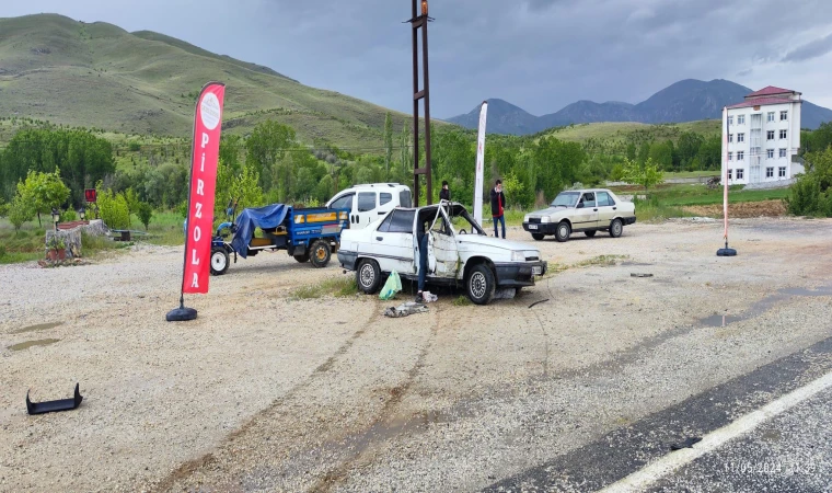 Malatya'da otomobil takla attı: 2 yaralı