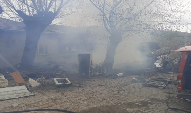 Malatya’da bahçe yangını