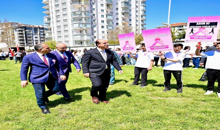 Başkan Geçit, " Kanserle mücadelede erken teşhis hayat kurtarır"