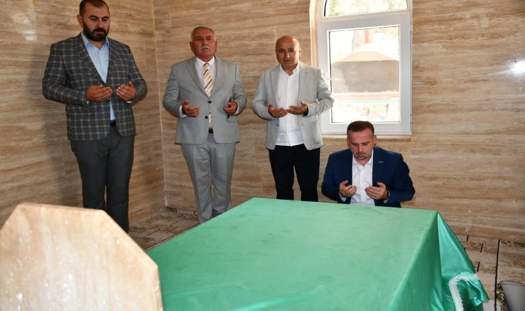 MAGİNDER’den Zeynel Abidin Türbesi’ne anlamlı ziyaret