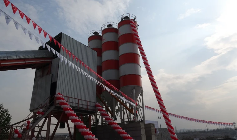 Malatya'da 70 Milyon TL'lik Beton Santrali Hizmete Açıldı