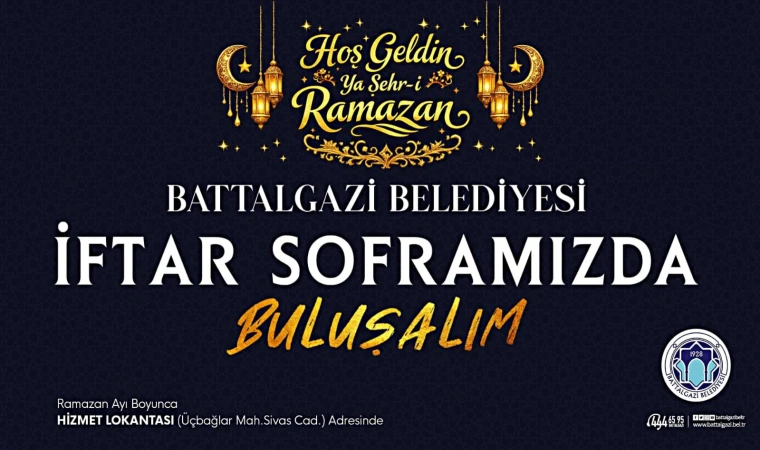 Battalgazi Belediyesi’nden Ramazanda İftar Hizmeti