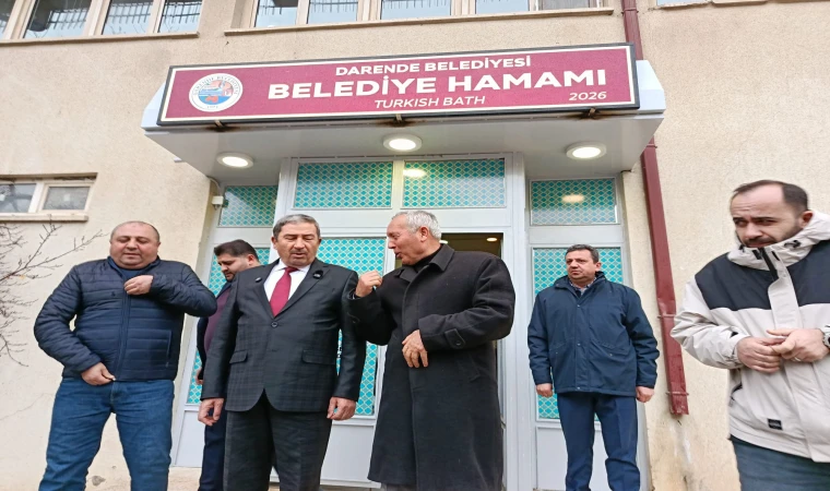 Darende’de Öğretmenevi Altındaki Hamam Yeniden Hizmete Açıldı
