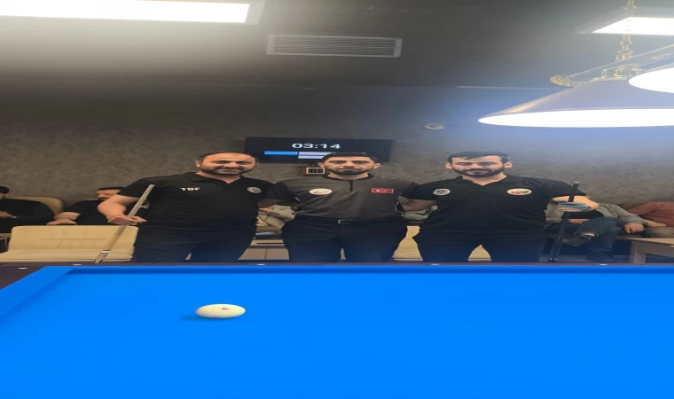 23 Nisan 3 Bant Bilardo Şampiyonası Sona Erdi