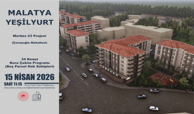 Malatya’da 108 Konut İçin Kura Çekimi Bugün Yapılacak