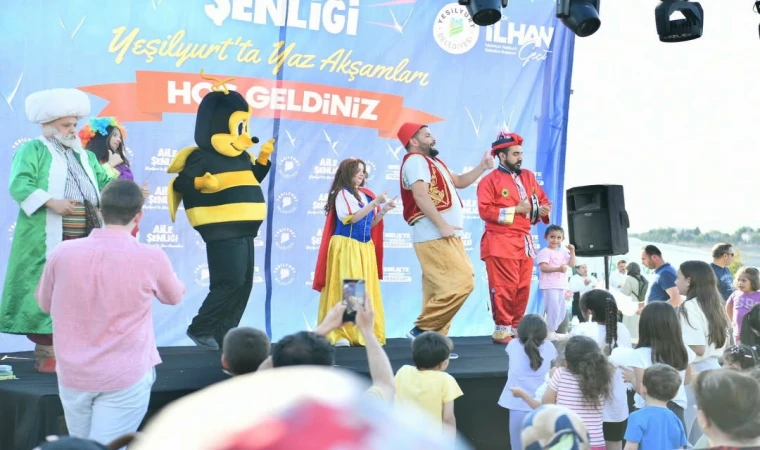 Yeşilyurt’ta Yaz Akşamları Aile Şenliğiyle Başladı