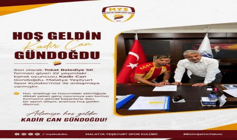 Malatya Yeşilyurtspor forma sponsorunu duyurdu