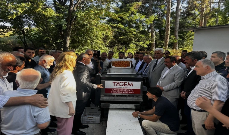 Kayısı Çekirdeği Çıkarma Makinesi Tanıtıldı: Bir Makine 15-16 İşçinin Yaptığı İşi Yapabiliyor