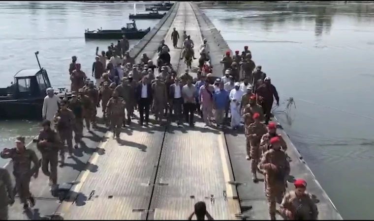 Malatya’daki 2’nci Ordu’dan Suriye’de Kritik Köprü Faaliyeti