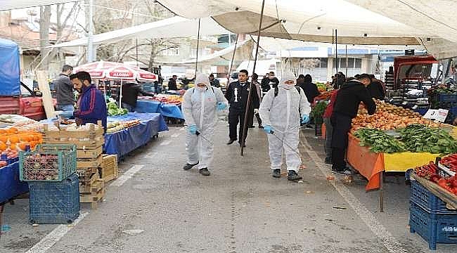 Battalgazi Belediyesi Dezenfekte Çalışmalarını Sürdürüyor