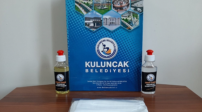 KULUNCAK BELEDİYESİ SAĞLIK KİTLERİ DAĞITMAYA DEVAM EDİYOR