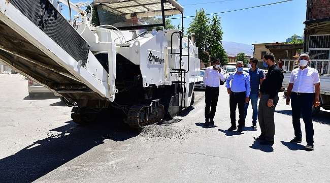 YENİ SANAYİ SİTESİNDE YOL ÇALIŞMALARI BAŞLADI
