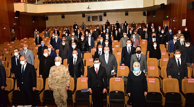 Malatya’nın Yeşilyurt İlçesinde muhtarlar toplantısı düzenlendi 
