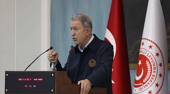 Bakan Akar: PKK ve YPG arasında hiçbir fark yok 