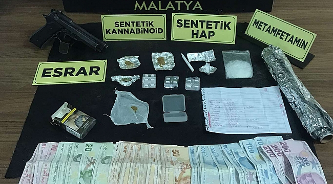 Malatya'da, uyuşturucu satma suçundan 3 kişi tutuklandı 