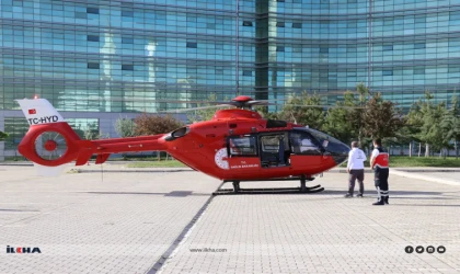 Malatya’da ambulans helikopter hizmet vermeye başlandı