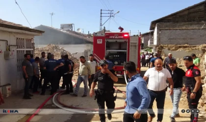Malatya'da çadırda patlama meydana geldi