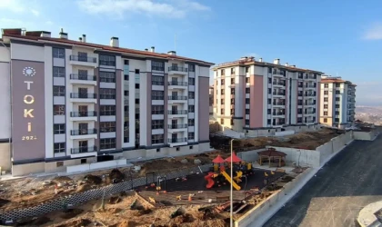 Doğanşehir’deki deprem konutlarında sona yaklaşılıyo