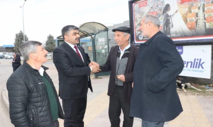 CHP’li Karakuş , Eskimalatya Merkez ve Çatyol konteyner çarşı ziyaretlerinde esnafla buluştu