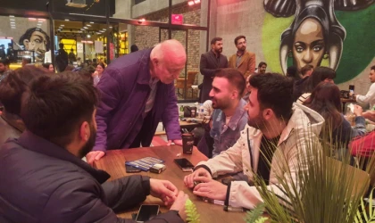 İYİ PARTİ YEŞİLYURT BELEDİYE BAŞKAN ADAYI ALİ HELVACI GENÇLERLE BULUŞTU