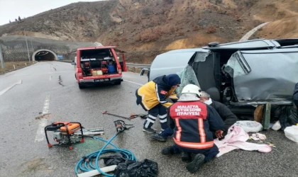 Malatya’da 3 ayrı trafik kazasında 7 kişi yaralandı