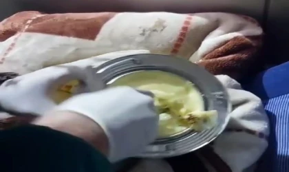 Margarin kutusundan uyuşturucu çıktı