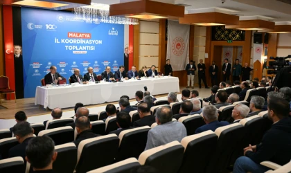 Bakan Özhaseki, Malatya’da il koordinasyon kurulu toplantısına katıldı