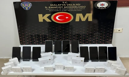 Malatya’da 11 adet kaçak cep telefonu ele geçirildi