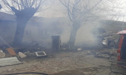 Malatya’da bahçe yangını