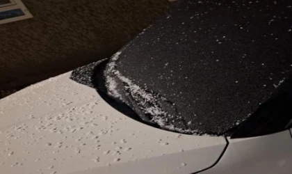 Adıyaman’da dolu yağışı