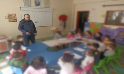 Darende’de Kur’an kursu öğrencilerine yangın eğitimi