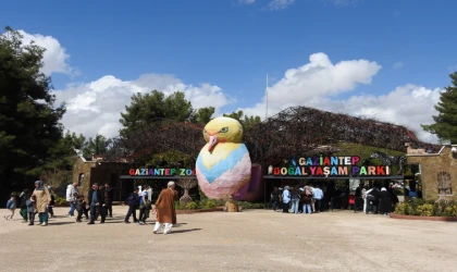 Gaziantep Doğal Yaşam Parkı'nda bayram rekoru