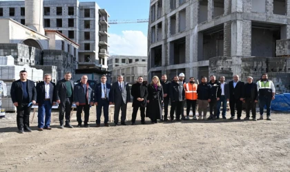 Malatya milletvekilleri, Çarşı Merkezi inşaatını yerinde inceledi