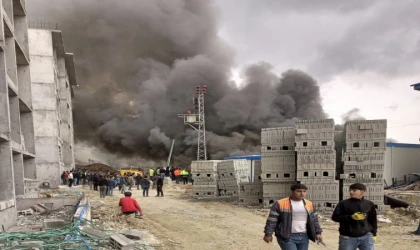 Malatya'da 150 işçinin kaldığı konteynerde korkutan yangın