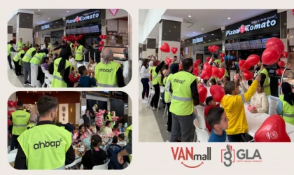Vanmall AVM, sevgi evlerinde kalan çocukları ağırladı