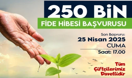Yeşilyurt Belediyesi'nden zirai donun vurduğu çiftçiye fide desteği