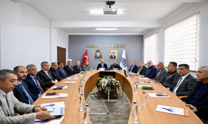 Zirai donun vurduğu Malatya'da kriz masası oluşturuldu