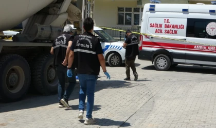 Malatya'da beton mikseri dehşeti