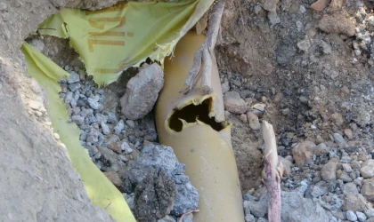 Malatya’da Altyapı Çalışmasında Doğalgaz Patlaması