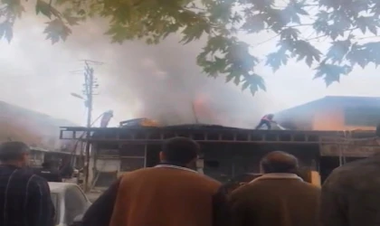 Malatya Sanayi Sitesinde Alevler Yükseldi