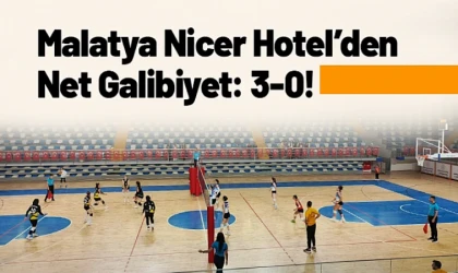 Malatya Derbisinde Kazanan Nicer Hotel Voleybol Oldu