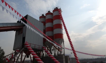 Malatya'da 70 Milyon TL'lik Beton Santrali Hizmete Açıldı