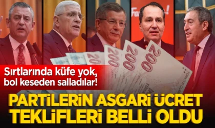 Partilerin 2026 Asgari Ücret Teklifleri Belli Oldu: En Yüksek Talep 45 Bin TL