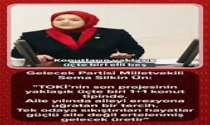 Sema Silkin Ün’den TOKİ Eleştirisi: “1+1 Konutlar Güçlü Aile Değil, Ertelenmiş Gelecek Üretiyor”