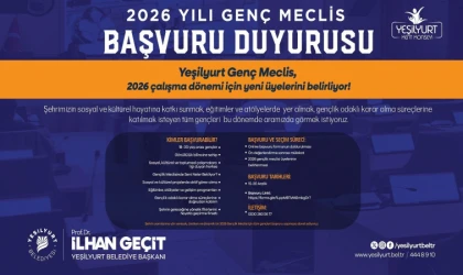 Yeşilyurt Genç Meclis, 2026 Çalışma Dönemi Üyelerini Arıyor