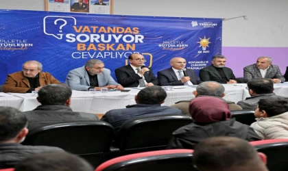 Yeşilyurt’ta “Vatandaş Soruyor, Başkanlar Cevaplıyor” Toplantısı Koyunoğlu ve Çukurdere Mahallelerinde Gerçekleşti