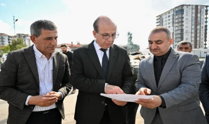Başkan Geçit, Karakavak Mahallesindeki Dönüşüm Yatırımlarını İnceledi