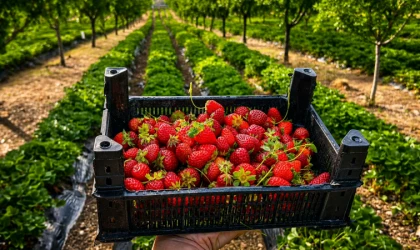 Kayısıya Alternatif Olarak Başladılar, Yılda 6 Ton Çilek Üretiyorlar