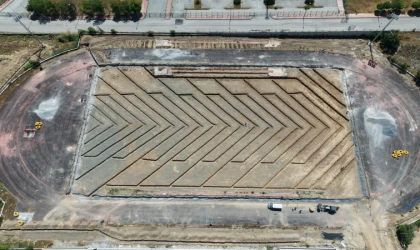 Malatya Olimpik Atletizm Pisti Tamamlanma Aşamasına Geldi